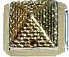 3d Pyramids - Egypt 9mm enamel Italian charm